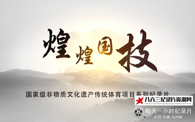 煌煌国技——国家级非物质文化遗产纪录片的海报