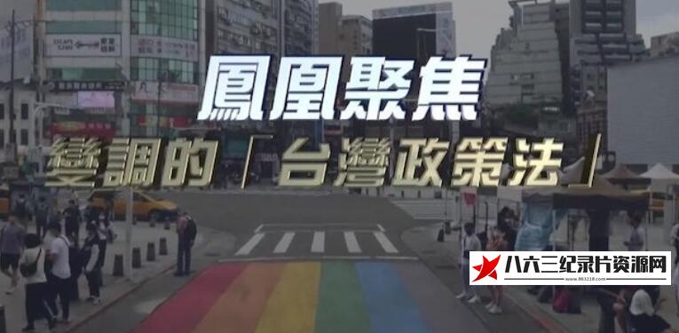 变调的“台湾政策法”的海报