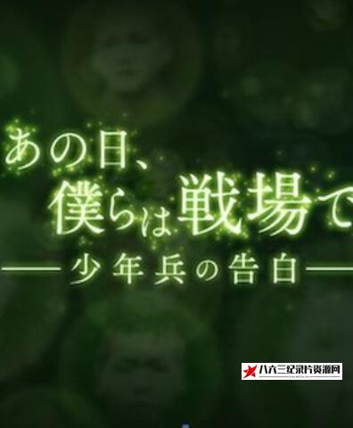 日本纪录片《那一天,我们奔赴战场：少年兵的自白 那一天,我们奔赴战场：少年兵的自白》高清下载-八六三纪录片资源网