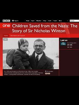 英国纪录片《从纳粹手中救出的孩子们 Children Saved from the Nazis: The Story of Sir Nicholas Winton》高清下载-八六三纪录片资源网